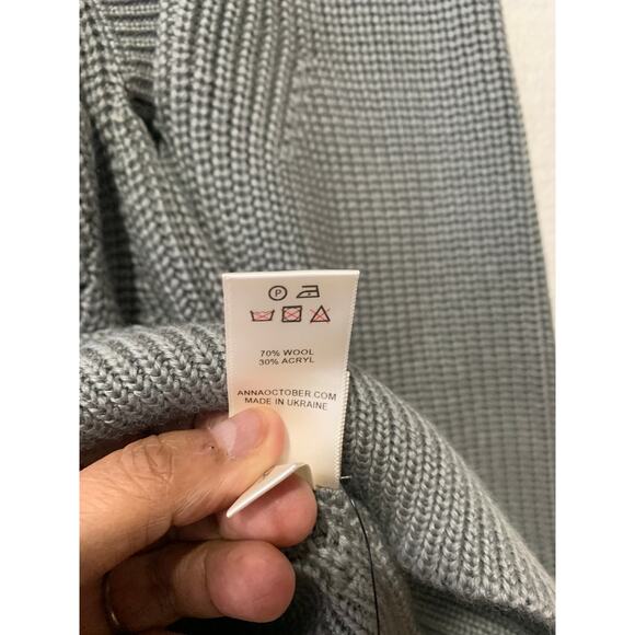 Anna October Rachel Wool Sweater in Grey Size XS - Picture 9 of 11